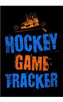 Hockey Game Tracker: Hockey Journal Personal Stats Notebook Gift 110 Game Sheets