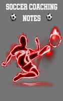 Soccer Coaching Notes: For soccer coaches to use to plan games - Includes a pitch diagram to sketch out strategies and room for coaching notes.
