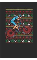 Ugly Christmas - Bicycle: Dotted Bullet Grid Notebook / Journal (6 X 9 -120 Pages) - Ugly Christmas Gift Idea