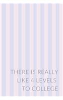 There Is Really like 4 Levels In College Notebook Journal
