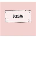 Jordan: Ruled Travel Diary Notebook or Journey Journal - Lined Trip Pocketbook for Men and Women with Lines