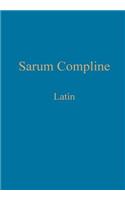 Sarum Compline