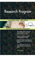 Research Program A Complete Guide - 2020 Edition