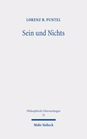 Sein Und Nichts: Das Ursprungliche Thema Der Philosophie