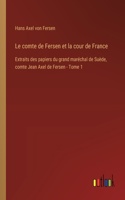 comte de Fersen et la cour de France