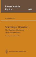 Schradinger Operators. the Quantum Mechanical Many-Body Problem: Proceedings of a Workshop Held at Aarhus, Denmark, 15 May - 1 August 1991
