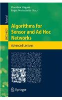 Algorithms for Sensor and Ad Hoc Networks