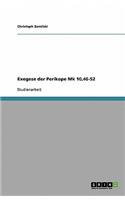 Exegese der Perikope Mk 10,46-52: (German)
