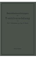 Betriebseinrichtungen Der Textilveredelung