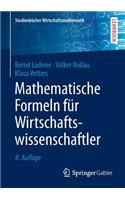 Mathematische Formeln Für Wirtschaftswissenschaftler