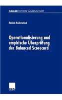 Operationalisierung Und Empirische Überprüfung Der Balanced Scorecard