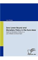Zero Lower Bound and Monetary Policy in the Euro Area