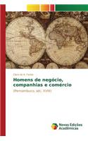 Homens de negócio, companhias e comércio