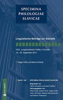 Linguistische Beitrage Zur Slavistik. XXIII. Jungslavistinnen-Treffen in Dresden, 18.-20. September 2014