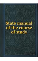 State Manual of the Course of Study