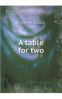 A table for two