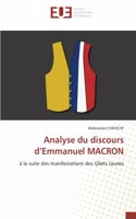 Analyse du discours d'Emmanuel MACRON