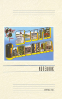 Vintage Lined Notebook Greetings from South Carolina
