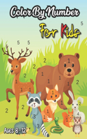 Color by Number for Kids Ages 8-12: Colour by number for kids easy