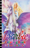 Barbie Coloring Book for Kids Ages 4-8