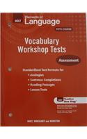 Vocabulary Wrkshop Tests G11 Eolang 2009