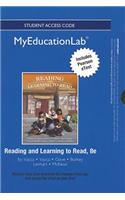 NEW MyLab Education with Pearson eText -- Standalone Access Card -- for Reading and Learning to Read: Includes Etext(English)