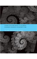 Student Solutions Manual to Accompany Economic Dynamics in Discrete Time