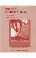 Student Solutions Manual for Calculus with Applications and Calculus with Applications, Brief Version