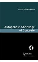 Autogenous Shrinkage of Concrete