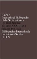 IBSS: Political Science: 1983 Volume 32