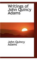 Writings of John Quincy Adams