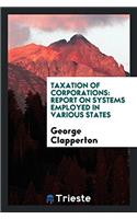 Taxation of Corporations