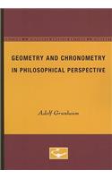 Geometry and Chronometry in Philosophical Perspective