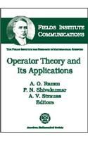 Operator Theory and Its Applications