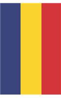Romania Flag Notebook - Romanian Flag Book - Romania Travel Journal