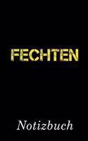 Fechten Notizbuch