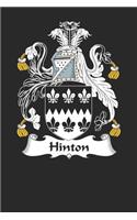 Hinton: Hinton Coat of Arms and Family Crest Notebook Journal (6 x 9 - 100 pages)