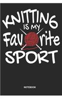 Knitting Sport Notebook