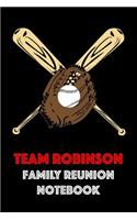 Team Robinson Family Reunion Notebook