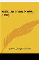 Appel An Meine Nation (1795)