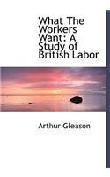 What the Workers Want