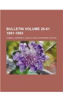 Bulletin Volume 26-61 1891-1893