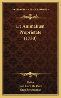 De Animalium Proprietate (1730)