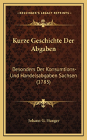 Kurze Geschichte Der Abgaben