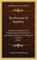 Doctrine Of Baptisms