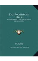 Das Sachsische Heer: Nunmehr Xii Deutsches Armee Corps (1875)