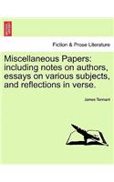 Miscellaneous Papers