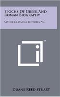 Epochs of Greek and Roman Biography