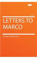 Letters to Marco