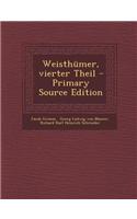 Weisthümer, Vierter Theil